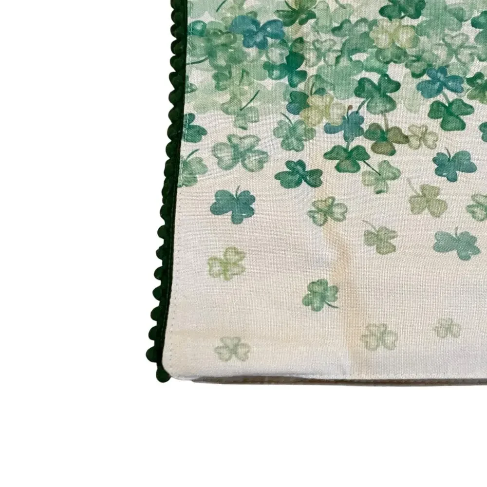 Nicole Miller St.Patrick's Day Shamrock Placemats 13x19 Set of 4 New